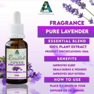 Pure Lavender Essential Oil 15ml