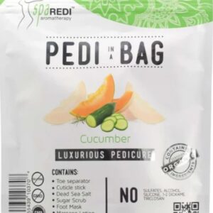 Cucumber pedi in a bag